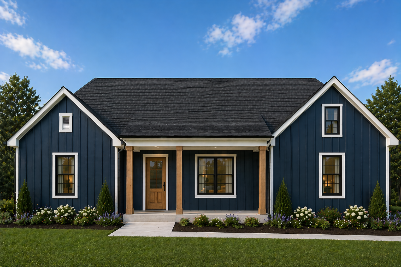 Navy Blue Exterior