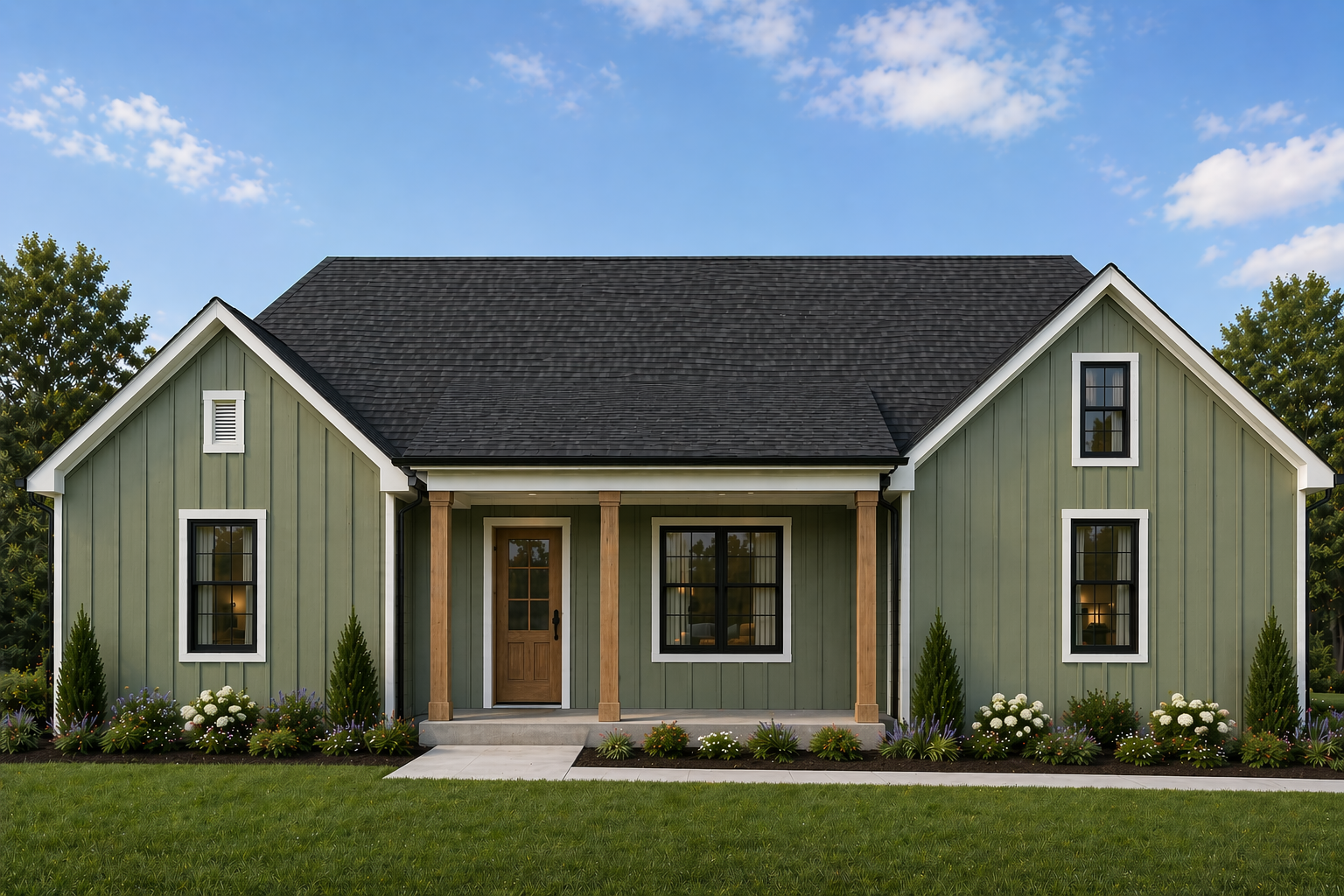 Sage Green Exterior