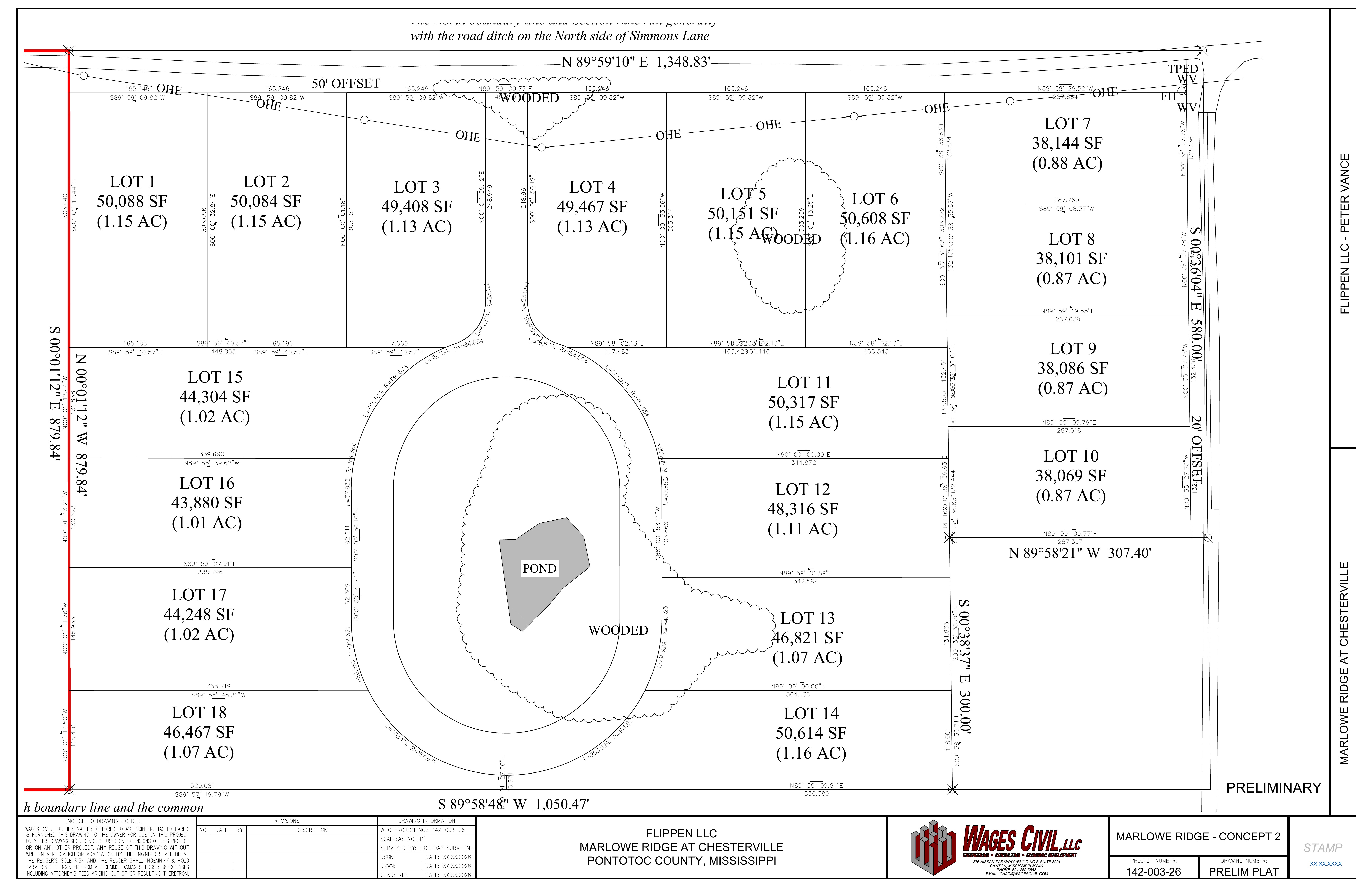 Marlowe Ridge Site Plan